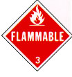 Flamable sign