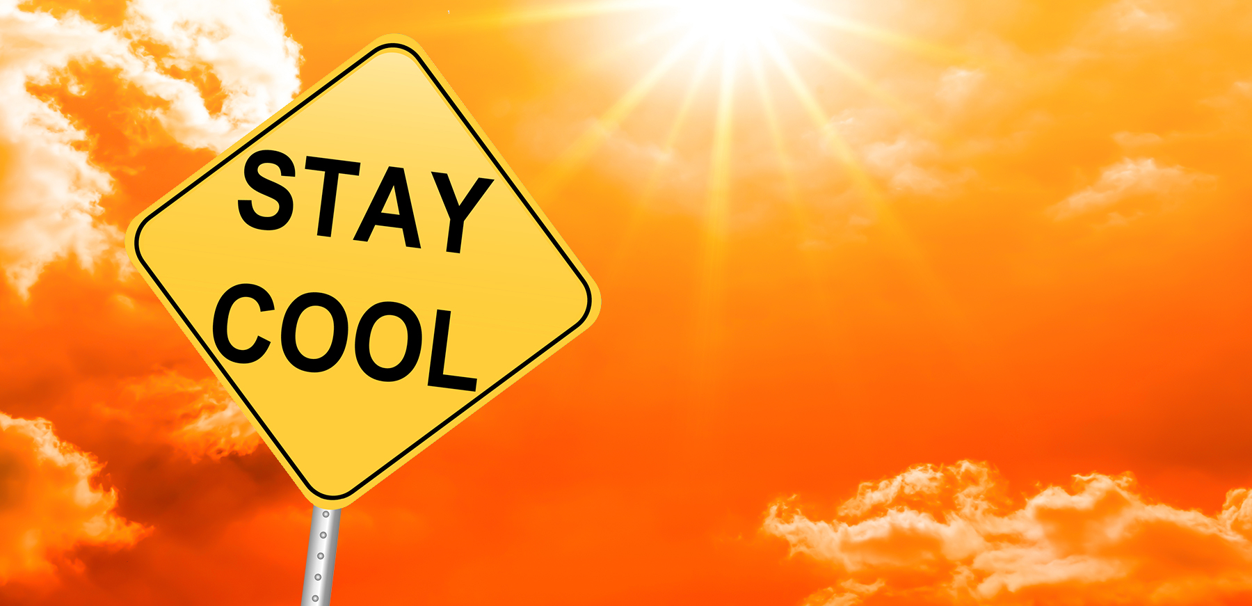 stay cool sign photo