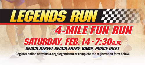 Legends Run 4-Mile Fun Run - Saturday, February 14 at 7:30 a.m.