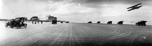 old cars on the beach