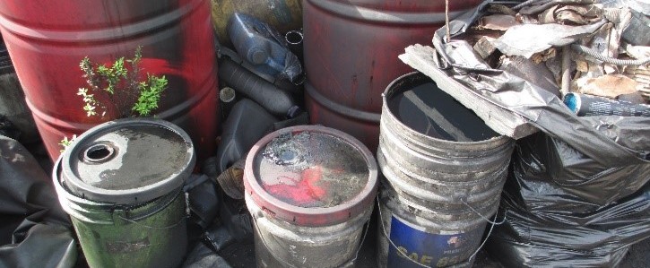 Picture of hazardous waste