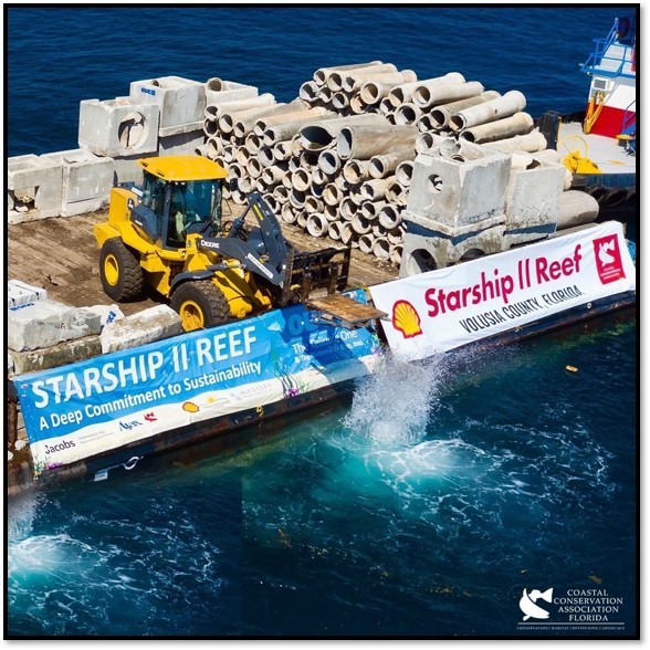Artificial reef program