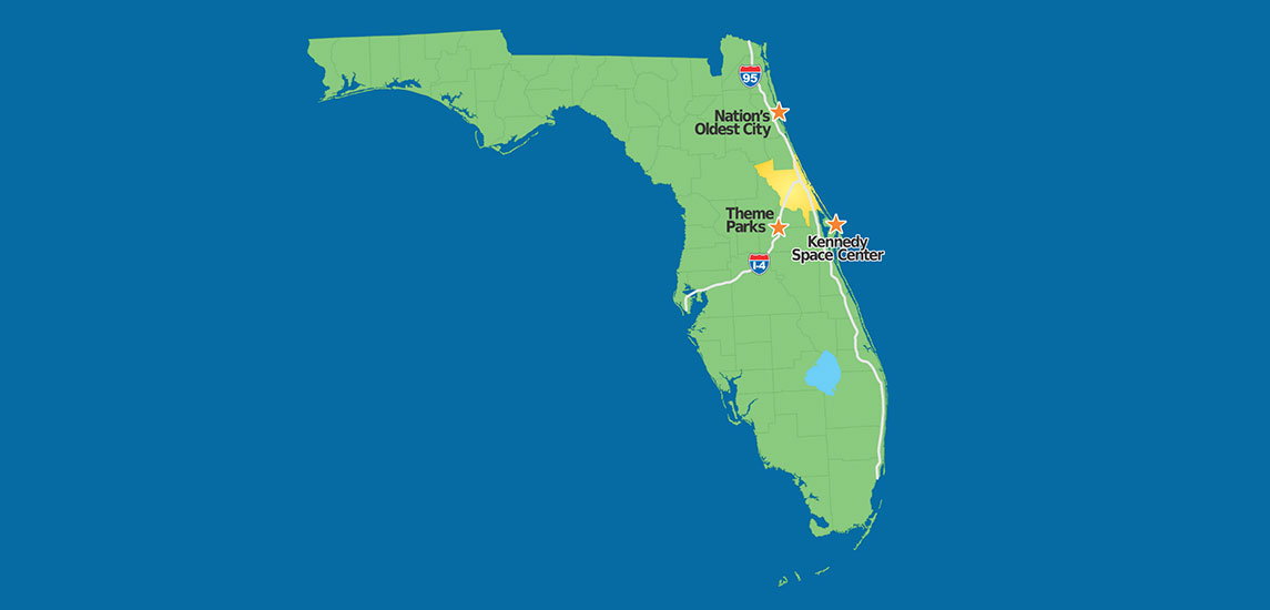 First slide state of florida shape illustration