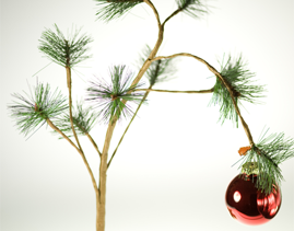 Cut your own Charlie Brown Christmas Tree