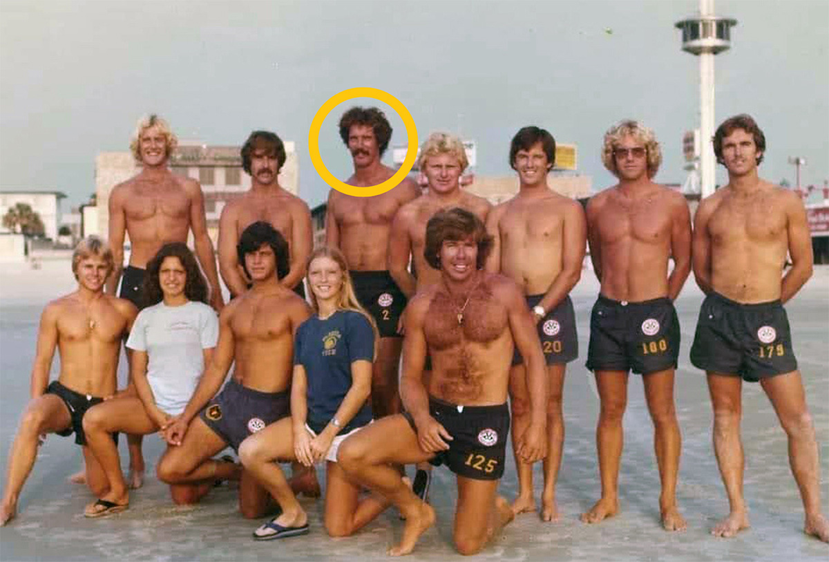 A Young John Crisp Circled in Yellow