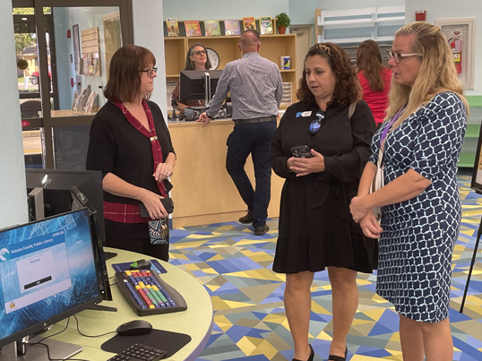 Library and Health Clinic Reopen on Keech Street