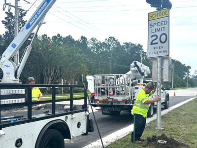 Volusia County Readies School Zone Traffic Control Devices Ahead of Students’ Return Story Featured Image