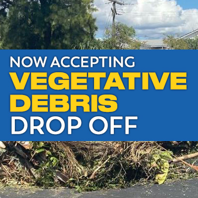 Volusia County Opens Vegetative Debris Disposal Drop-off Sites for Residents