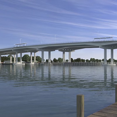 Determining High-Rise Coastal Bridge Closures During a Storm