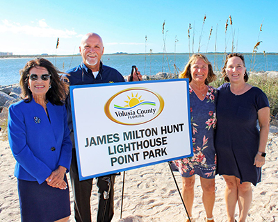 Volusia County Celebrates Renaming of Lighthouse Point Park in Honor of Late Environmental Advocate Story Featured Image