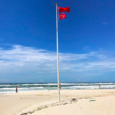 Volusia County Flys a Double Red Flag at the Beach