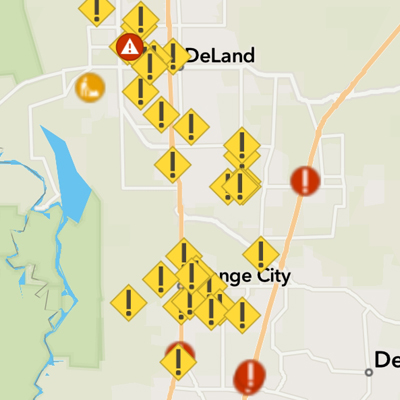 Volusia County Provides Real-Time Road Closure Resource