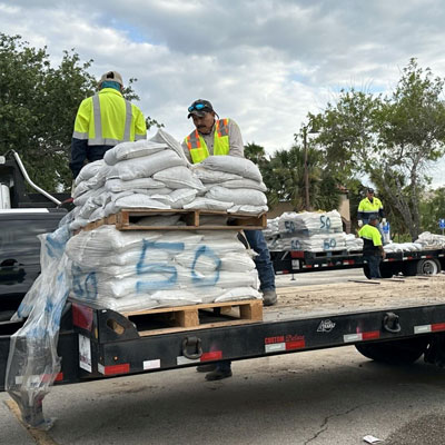 Volusia County Opens Additional Sandbag Site in Preparation for Milton
