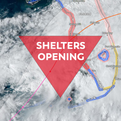 Volusia County Shelters to Open Wednesday for Hurricane Milton