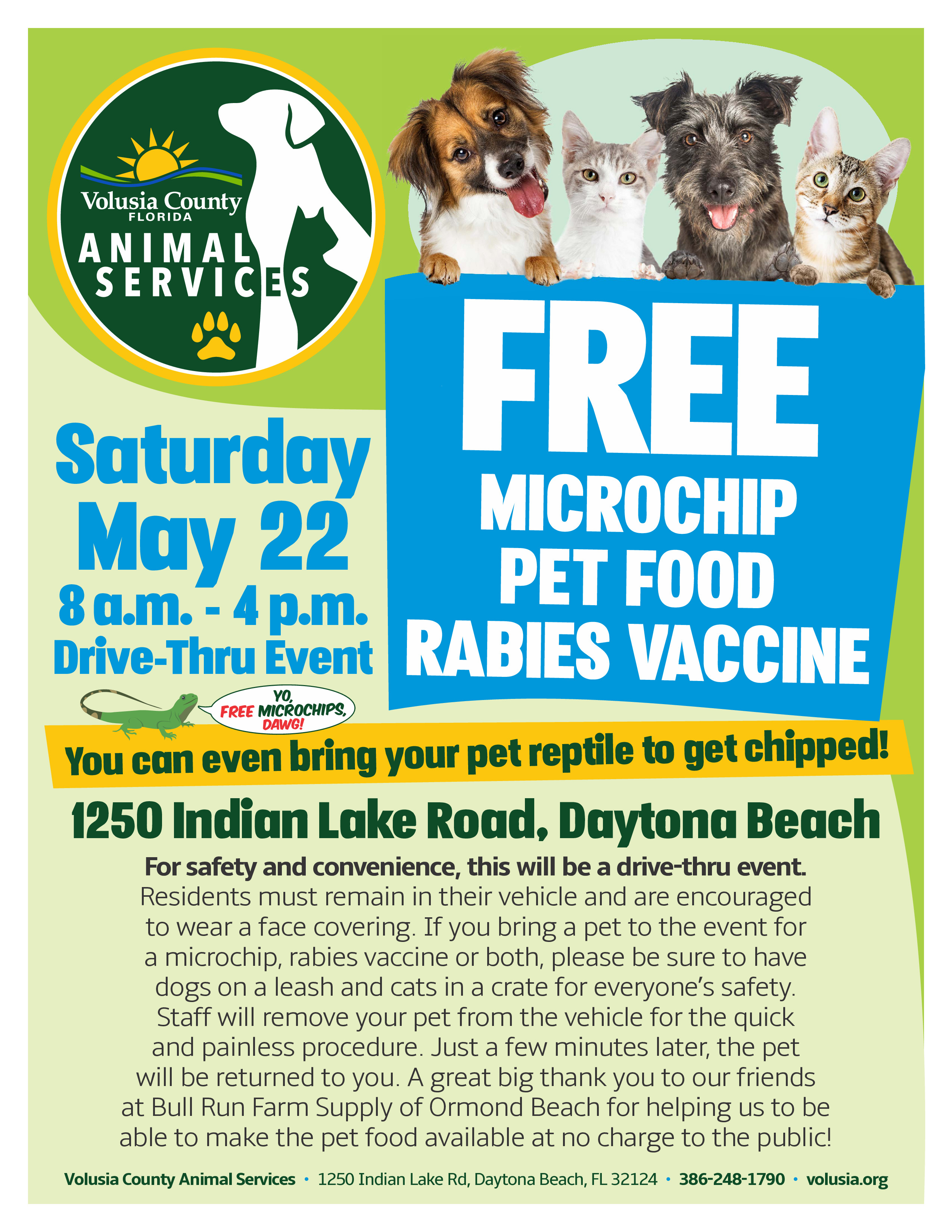 Microchips, pet food and more at free Animal Services event on May 22