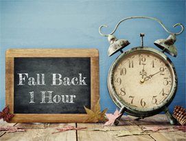 It's time to fall back!