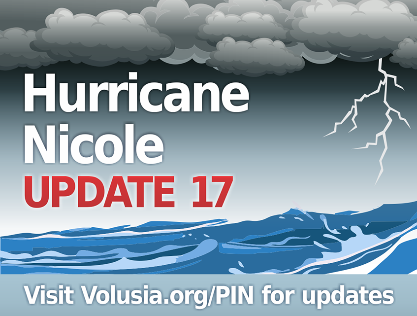 Nicole update 17:  Unsafe buildings, assistance deadline, coastal parks