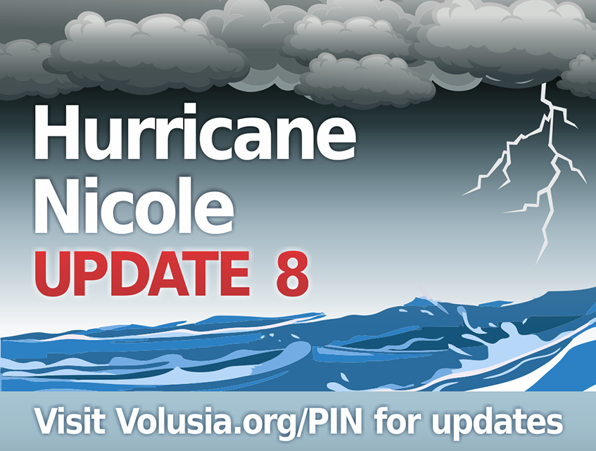 Nicole update 8: News conference set for 2 p.m.