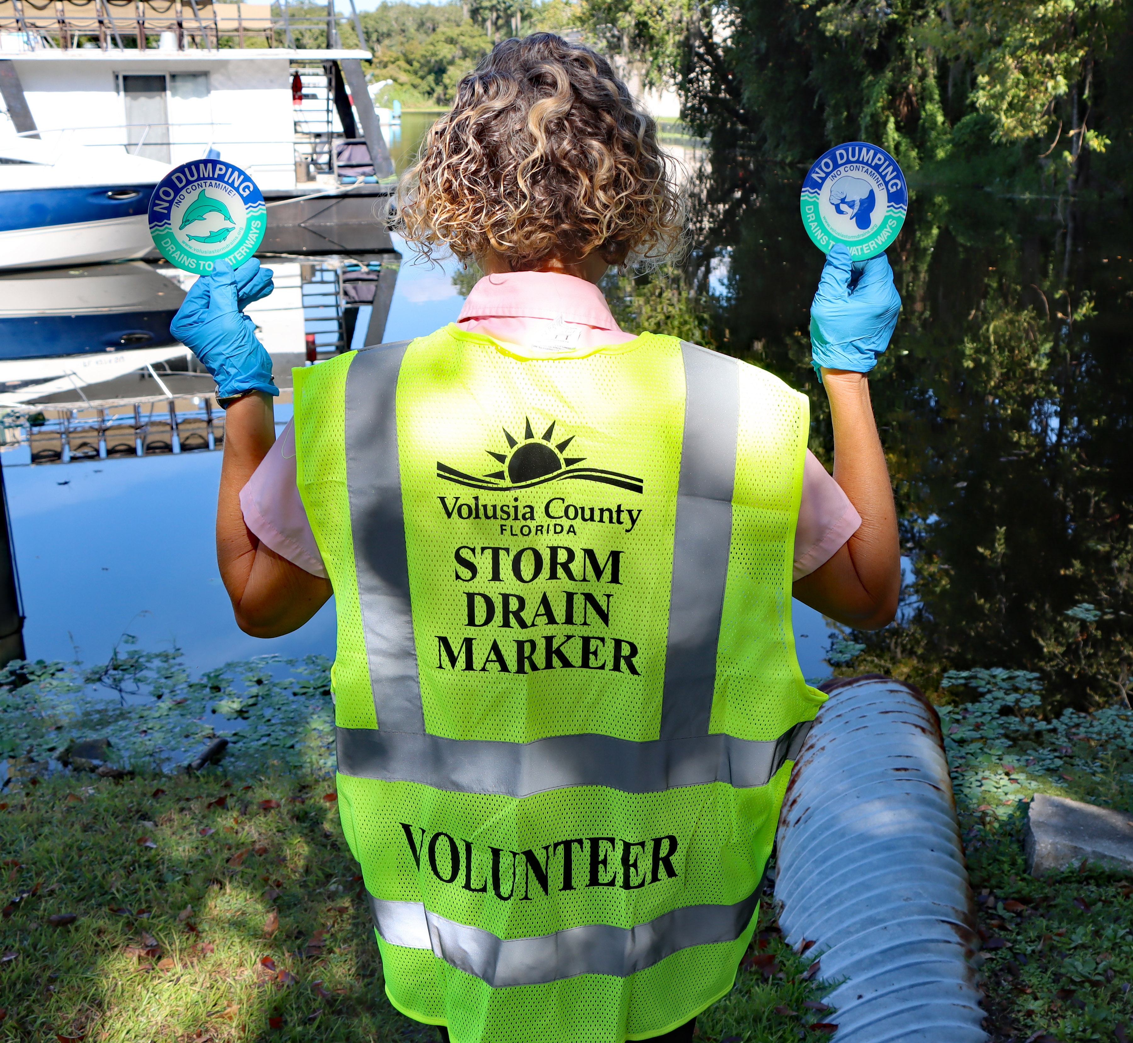 Storm drain marking event
