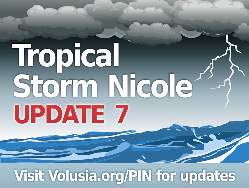 Nicole Update 7: Last-minute safety information
