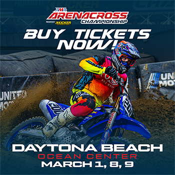 AMA Arenacross takes over Daytona Beach