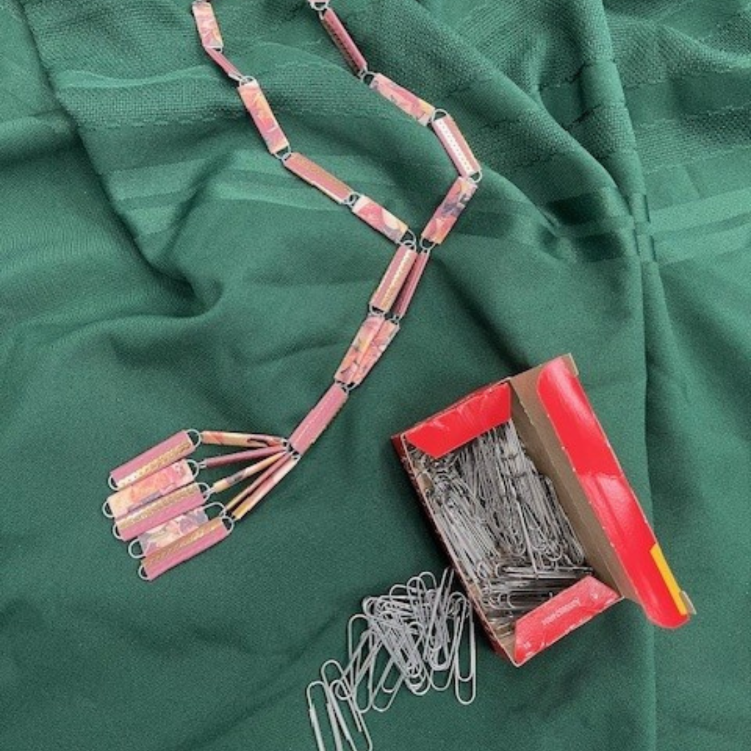 LEC: Upcycled Paper Clip Necklace Event Featured Image