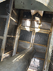 Complete quarterly cleaning and inspection of nutrient-reducing baffle boxes