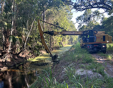 Stormwater crews performed maintenance