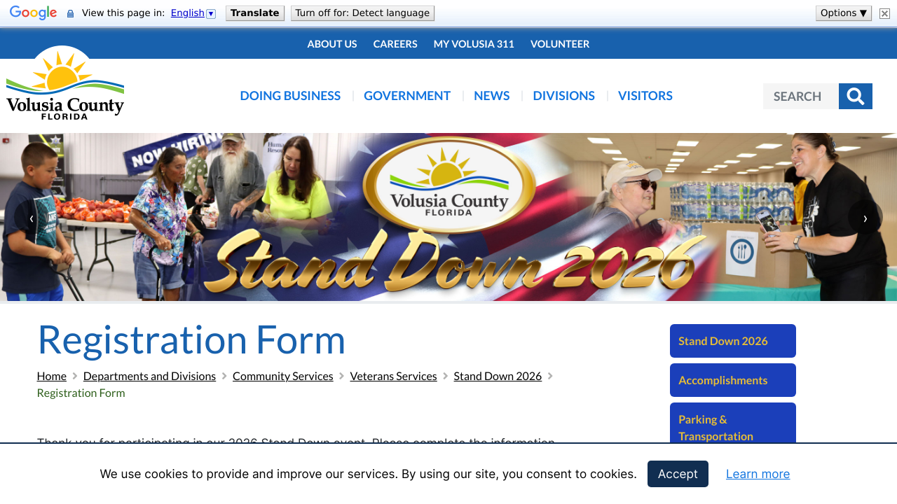 Registration Form