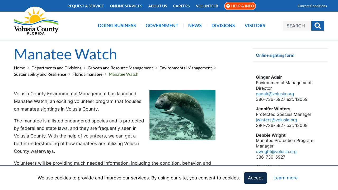 Manatee Watch